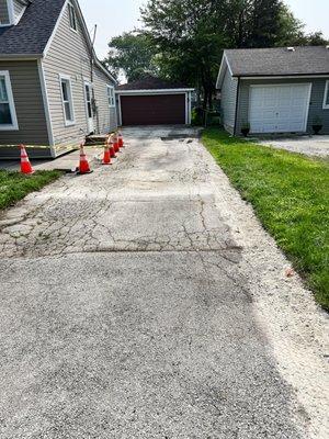 Old driveway