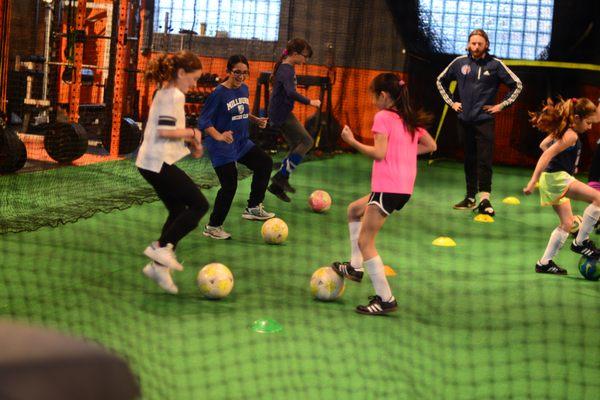 Indoor field rental for Soccer Practice