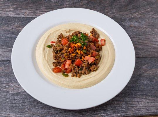 Hummus with Kafta