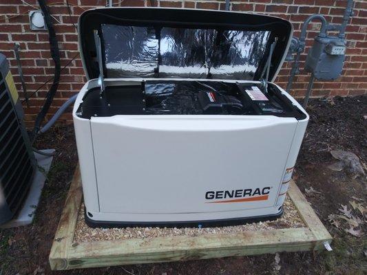 New 22kw generator install in vinnings.