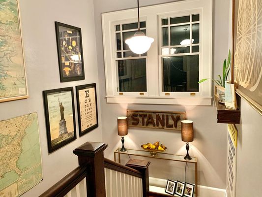 Stairwell with Art Walls