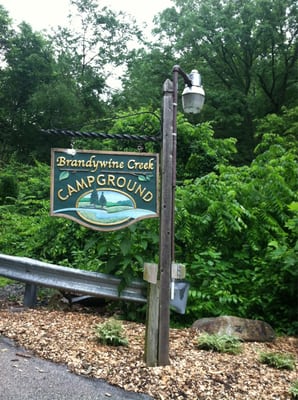 Campground sign!