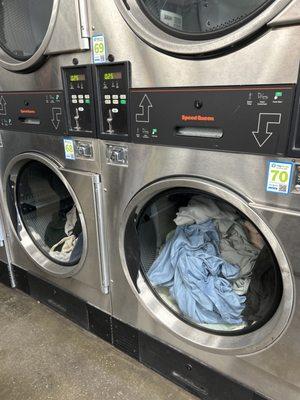 Great service. Big washer and dryer