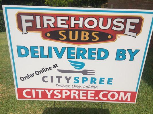 Get your Favorite hot or cold FIREHOUSE SUBS delivered TO YOU at home or office.