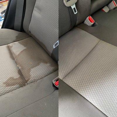 Car interior cleaning