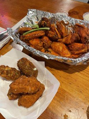 Wings and poppers