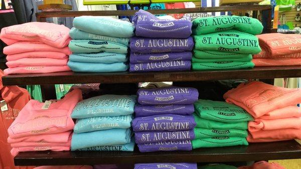 Great selection of sweat shirts.  I love the color selection.