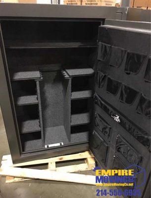 Gun safes, pianos, anything you can't move on your own, Empire Moving Company has your back!