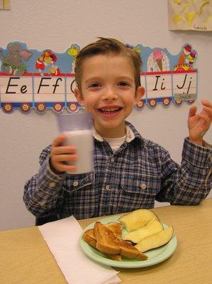 Delicious meals provided and Family Style Dining practiced!