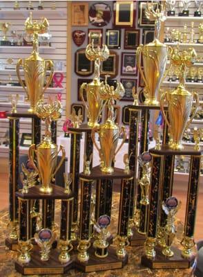 Come check out our showroom - Trophies for any occasion!