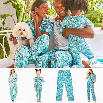 Barking Up the Palm Tree PJ collection for the whole family!