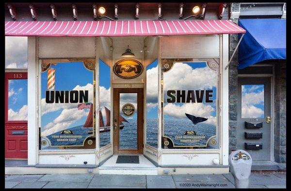 Up the Hudson, turn left, Shave !