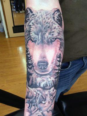 wolf sleeve