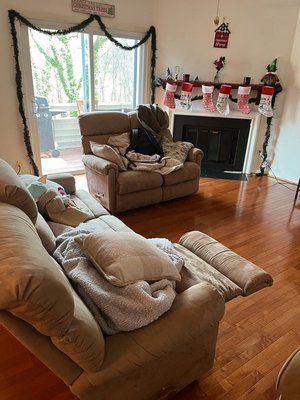 Living room messy