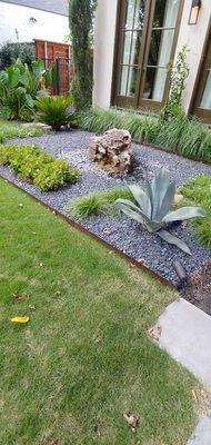 Xeriscaping in North Dallas