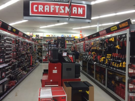 Craftsman tools, and sure as heck you're not in a Sears