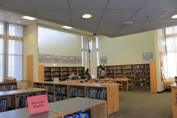 Inside the library