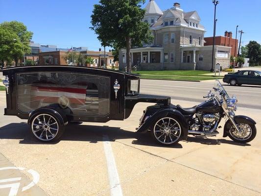 Harley Davidson Funeral Coach