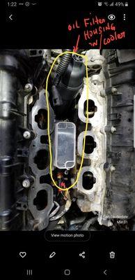 Oil filter housing replacement