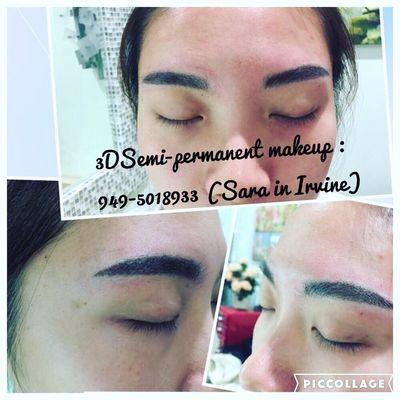 3D eyebrow semi permanent ( Korean style)