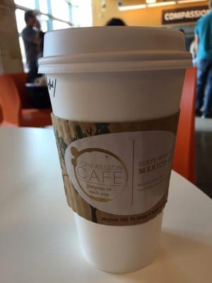 Each cup supports the local and global outreach programs of Eastside Church.