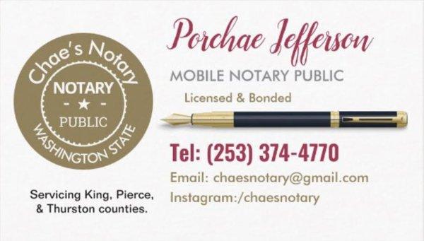 Chae's Notary