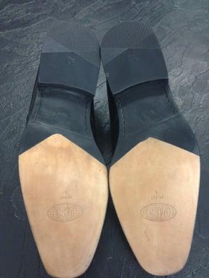 Half sole and heels men's shoes