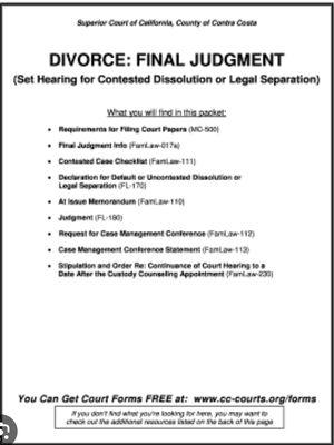 Divorce sample