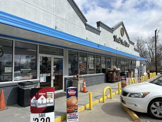 Local convenience store and gas station