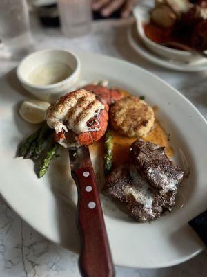 Wish celebration Surf & Turf (LTO...beef tenderloins, crab cake, lobster tail)-$44ish.  OMG, please skip this!