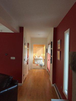 Interior painting of a room by a professional painter greatly increases the value of your home