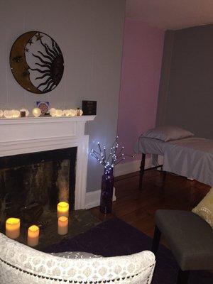 The magical Reiki table where anything is possible.