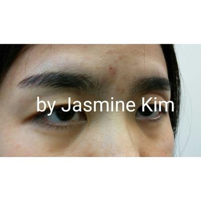 After natural 3D eyebrows treatment ^^