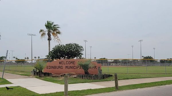 Sign at east entrance