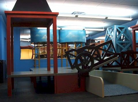 interior playground for Frances Xavier Warde School, Chicago