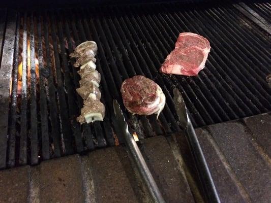 Beef Fillet and rib eye