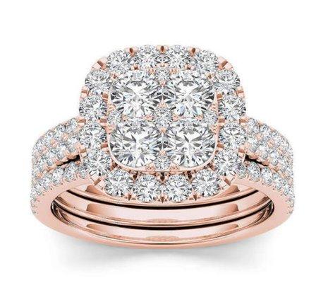 Come check out our collection of Rose Gold rings!