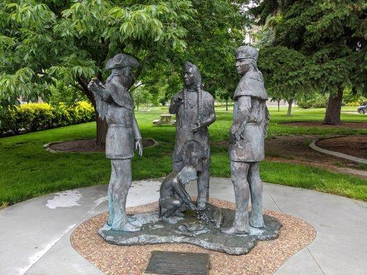 Hospitality of the Nez Perce Sculpture, Boise