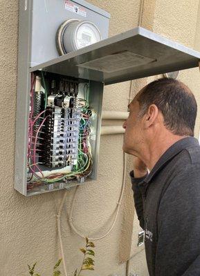 Electrical System and Service Equipment Panel Inspection by lead home inspector Haitham.