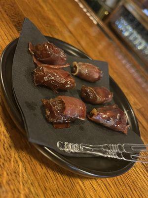 Cheese Stuffed Dates. Very great flavor.