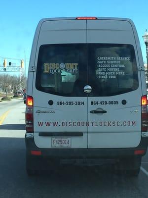 Very Dangerous Drivers! Yesterday, this van was doing double the speed limit to cut me off in a merging lane w/o a turn signal!