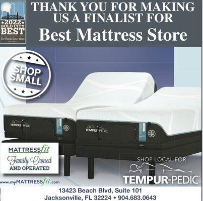 Mattress Fit & Furniture . Thank you for Voting Mattress Fit & Furniture Best Mattress store 4 years in a row!