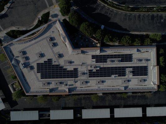 A-C Electric Company's solar installation for Centre for Neuro Skills, Bakersfield, CA.