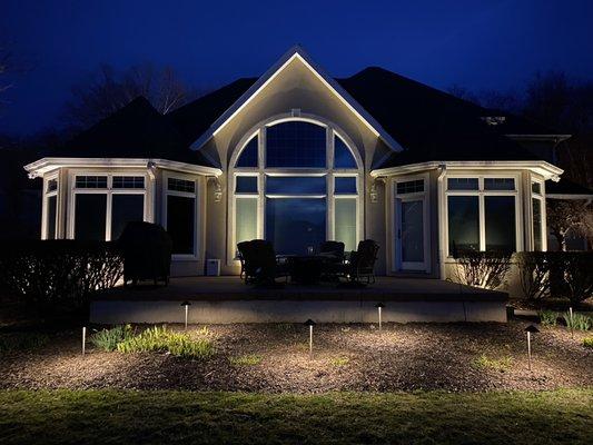 Architectural and landscape bed lighting