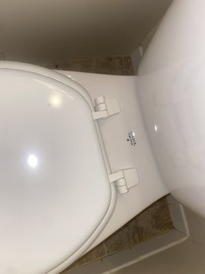 Back of the toilet