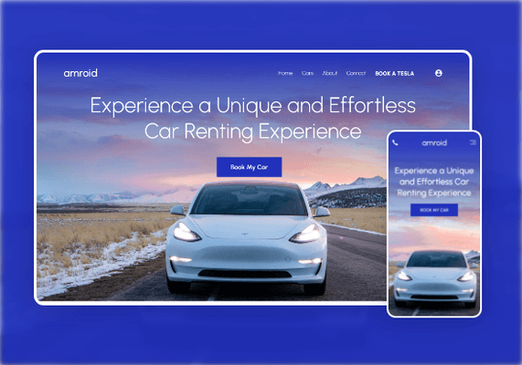 Web Design - Car rental company 
 
 https://amroidcar.com