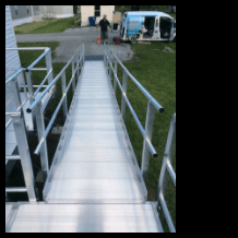 Wheelchair ramp approved by HISA grant for Veterans