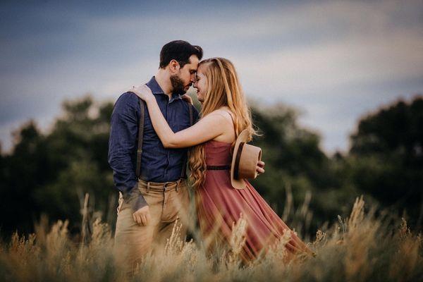 Just like film raw and organic engagement session