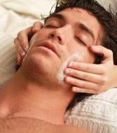 Man Getting Massage, Facelift Massage in Harrisburg, PA