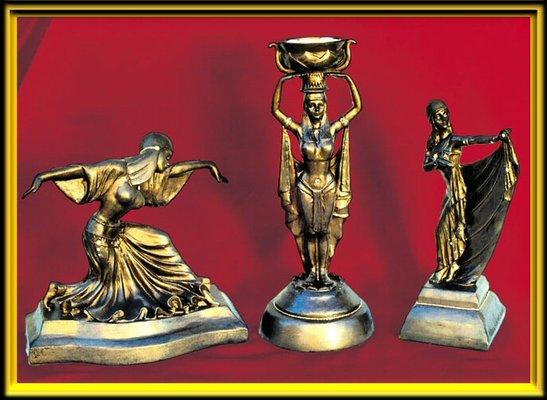 bronze sculptures